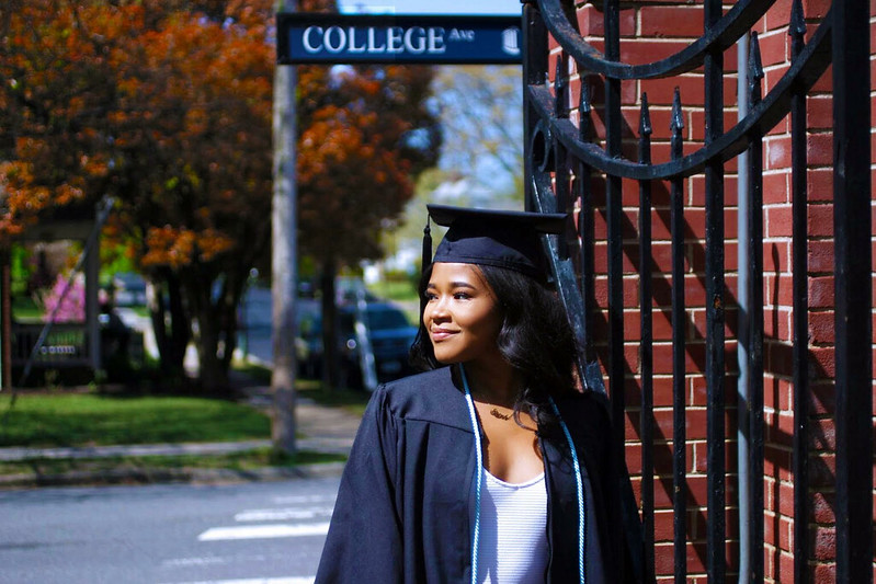 Young Woman Graduating